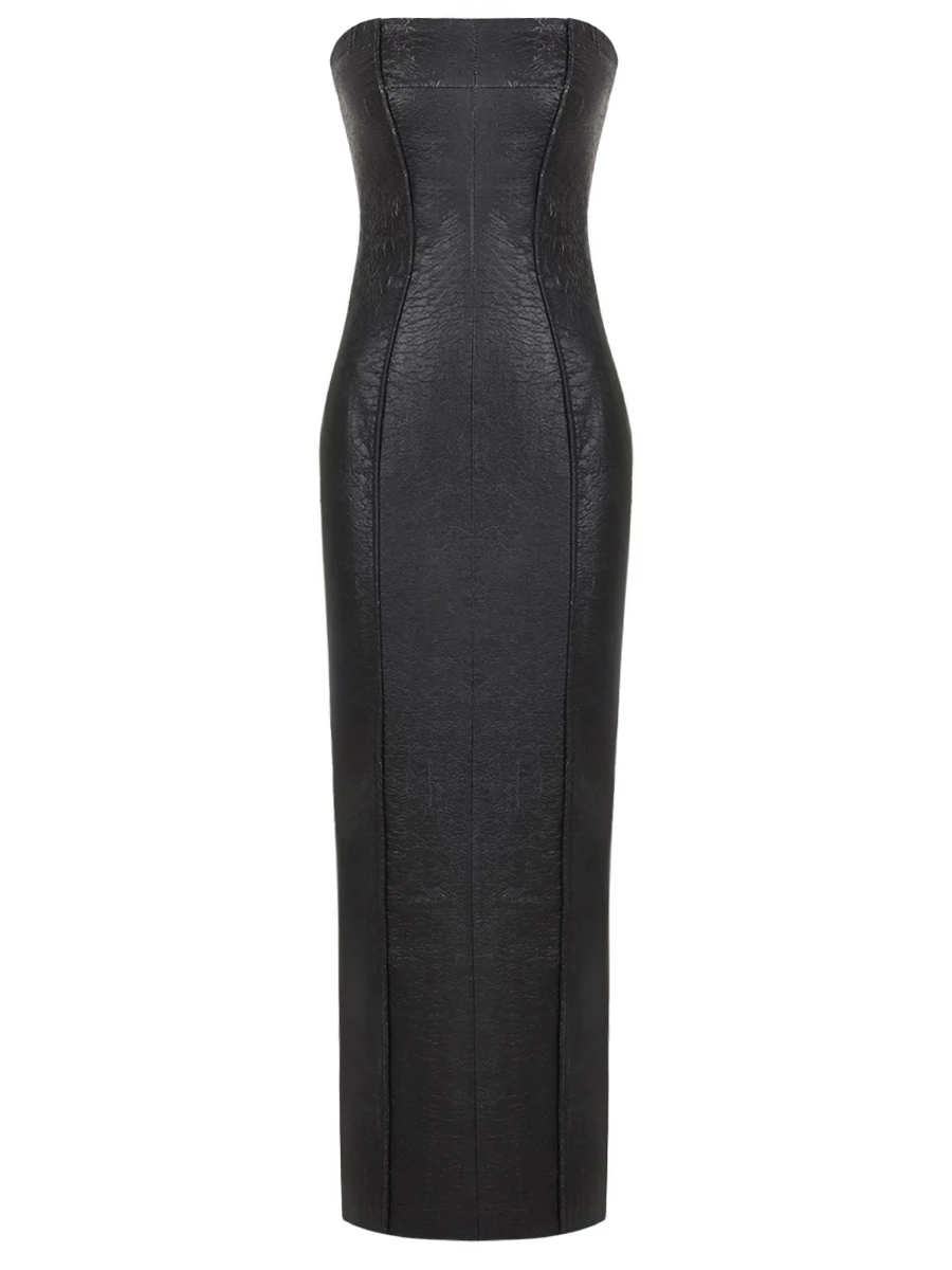 Платье однотонное Obscure Dress Black