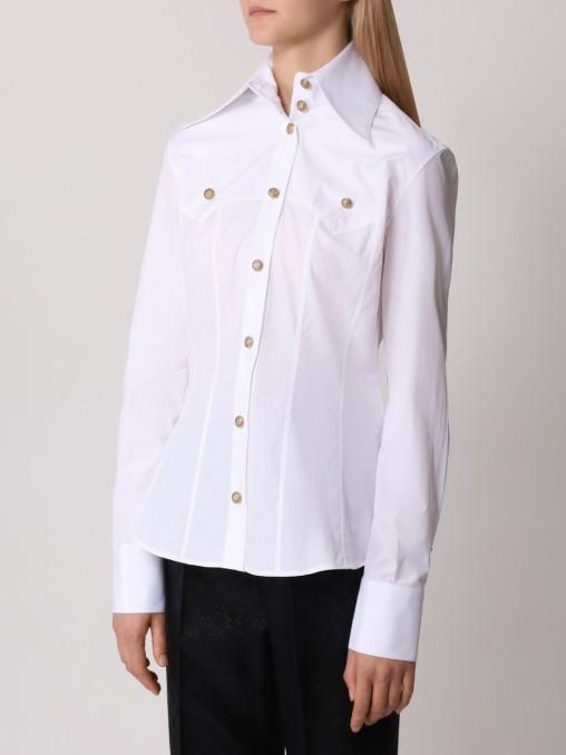 Рубашка хлопковая BALMAIN