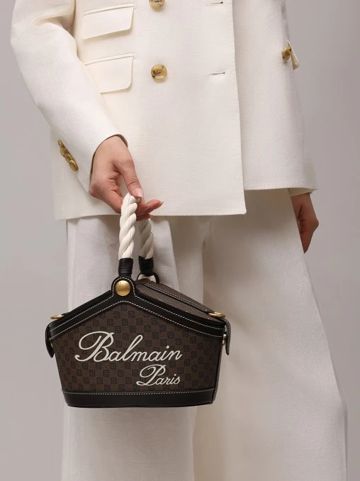 Сумка с принтом BALMAIN