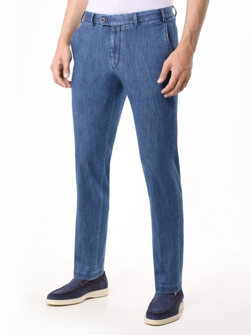Джинсы Slim Fit хлопковые HILTL