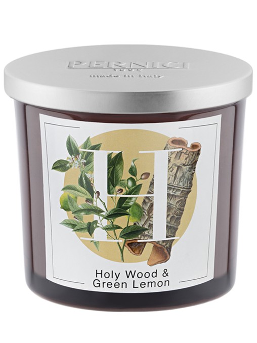 Свеча ароматическая Holy Wood&Green Lemon PERNICI