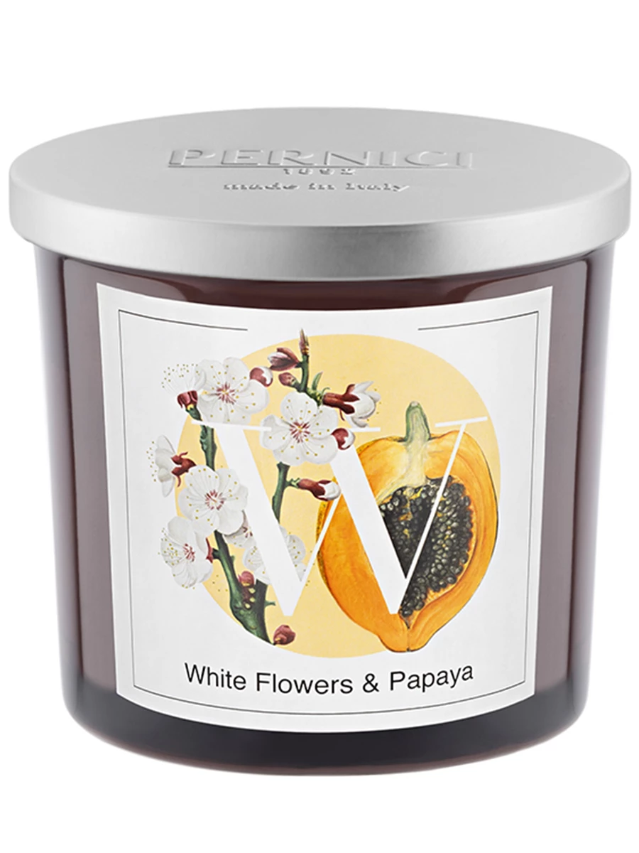 Свеча ароматическая White flowers&Papaya