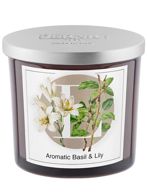 Свеча ароматическая Aromatic basil&Lily PERNICI
