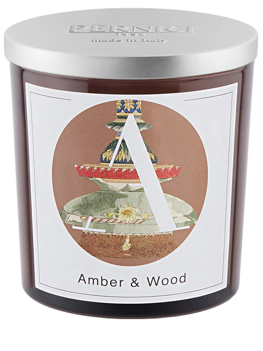 Свеча ароматическая Amber&Wood