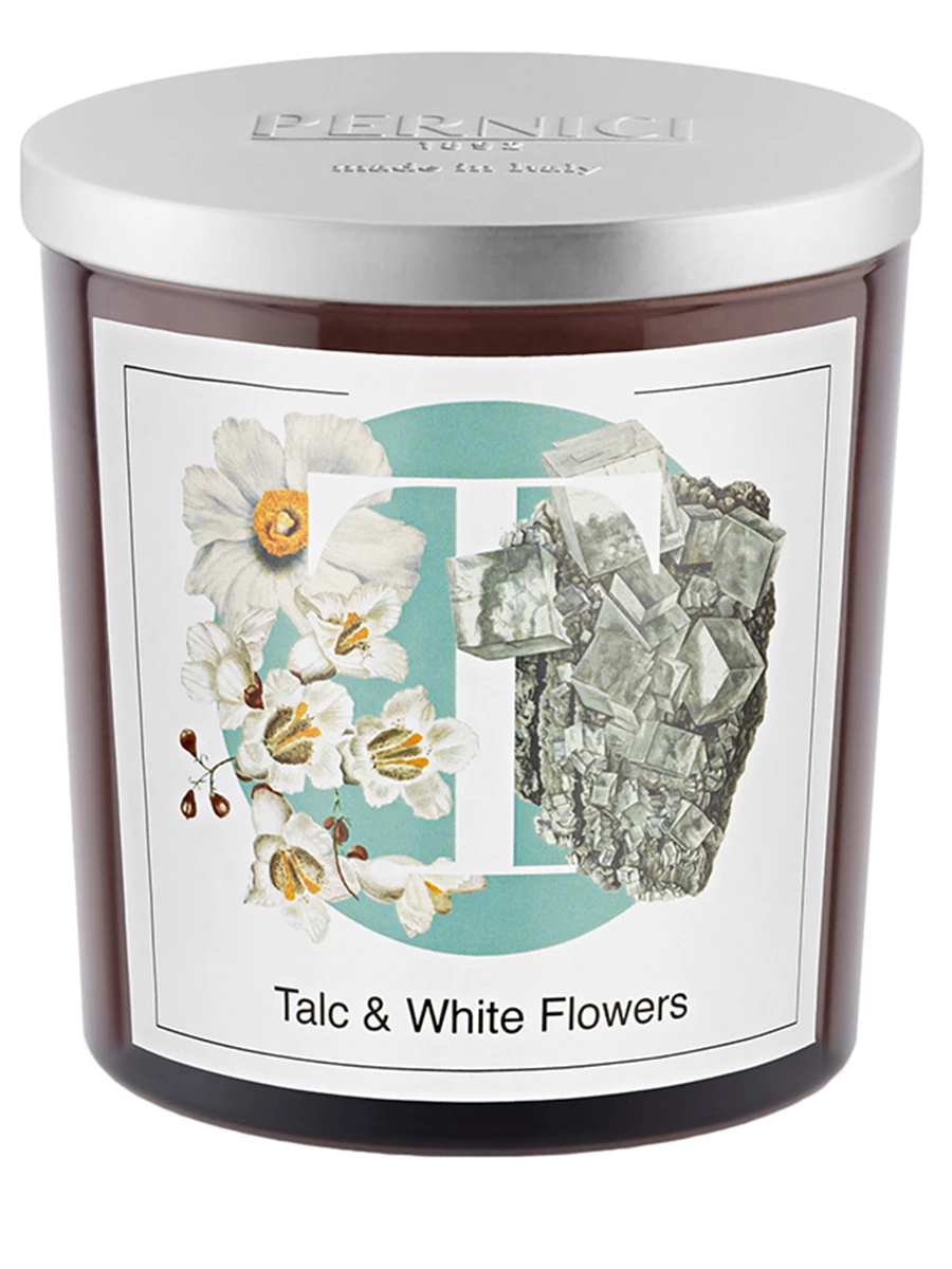 Свеча ароматическая Talc&White flowers