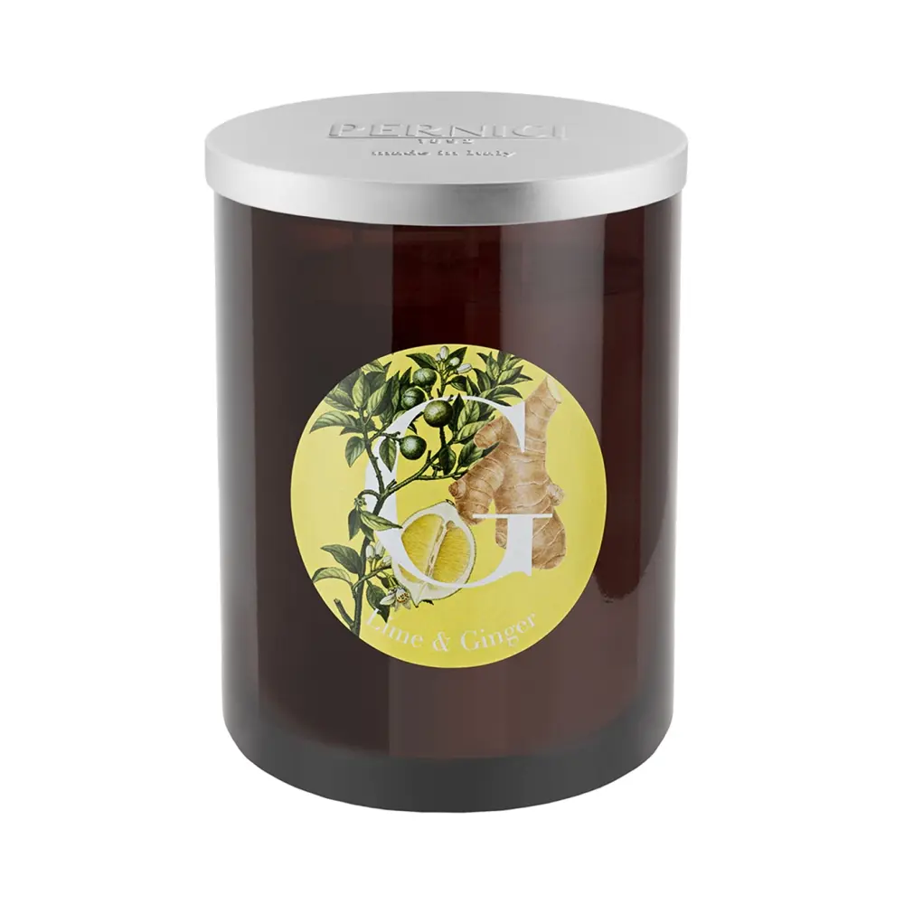 Свеча ароматическая Lime & Ginger Лайм и Имбирь 900г 3 фитиля