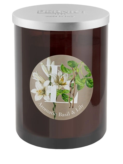 Свеча ароматическая Aromatic basil&Lily PERNICI