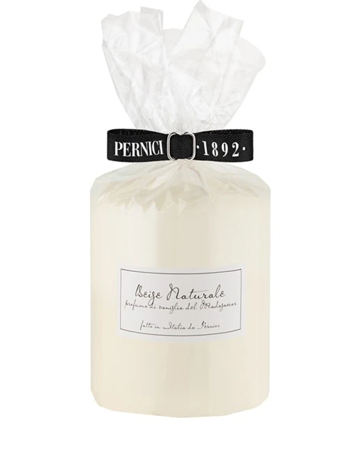 Свеча интерьерная Beige Naturale profumo di Vaniglia del Madagascar PERNICI