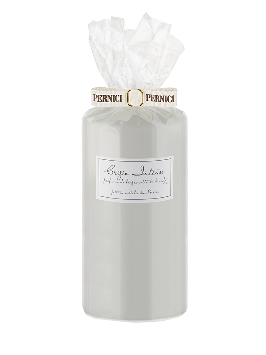 Свеча интерьерная Grigio Intenso profumo di Bergamotto e Brandy