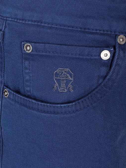Джинсы хлопковые BRUNELLO CUCINELLI