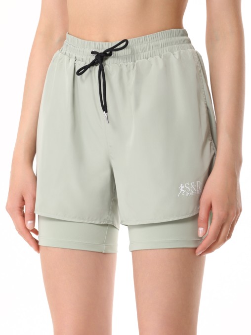 Шорты однотонные SPORTY & RICH
