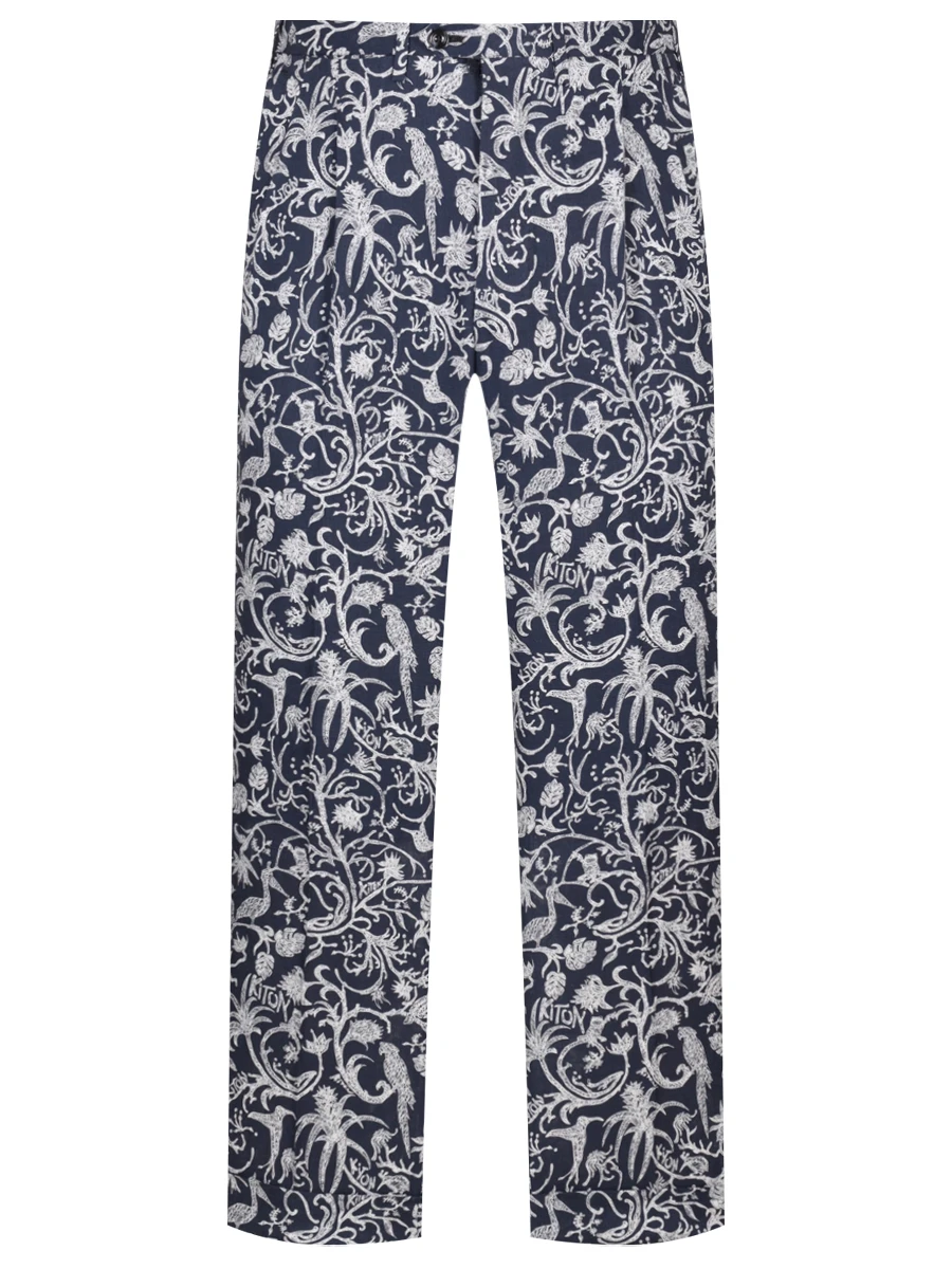 Брюки льняные