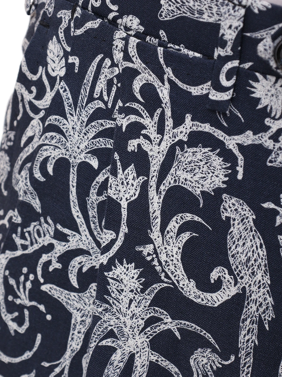 Брюки льняные