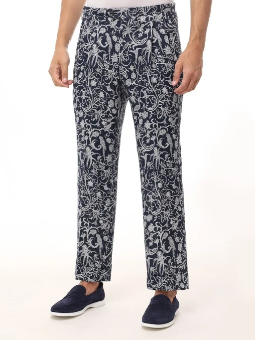 Брюки льняные KITON
