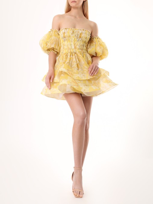 Платье из шелка и льна Amaryllis YVON