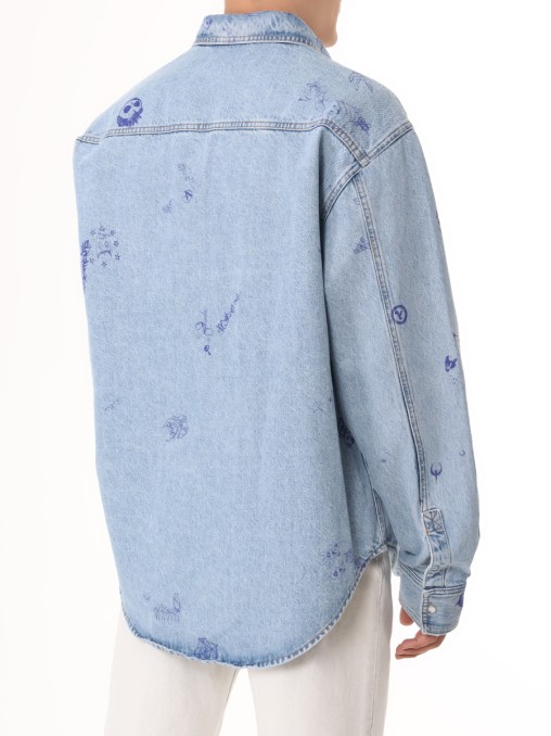 Рубашка джинсовая VETEMENTS