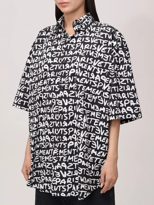 Рубашка хлопковая VETEMENTS
