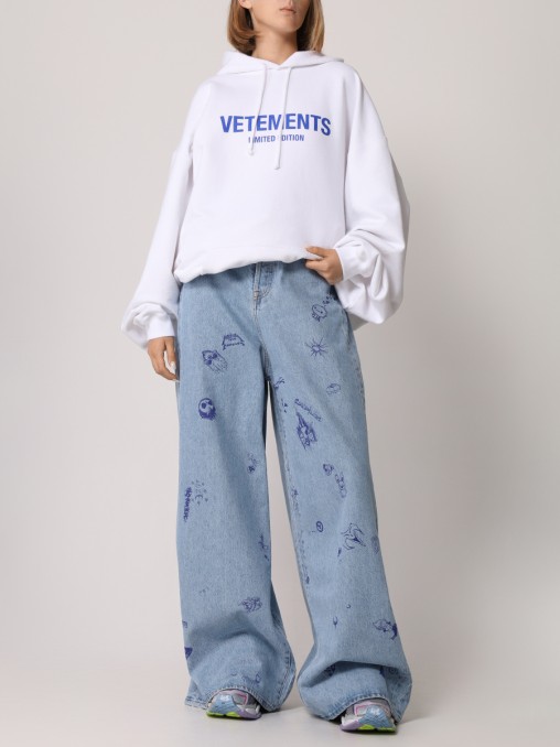 Худи хлопковое VETEMENTS