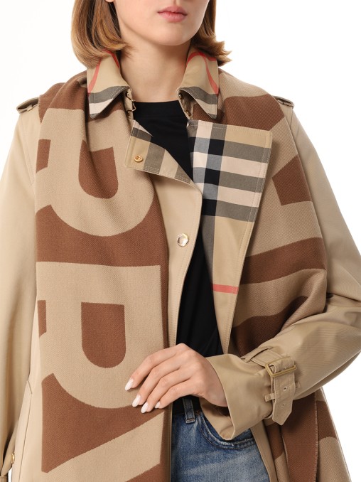 Шарф шерстяной BURBERRY