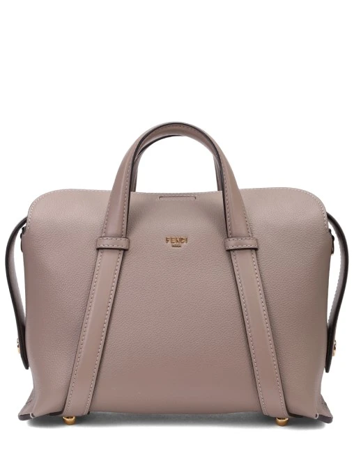 Сумка кожаная Boston 365 FENDI