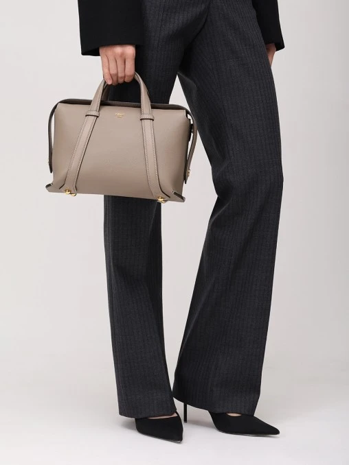 Сумка кожаная Boston 365 FENDI