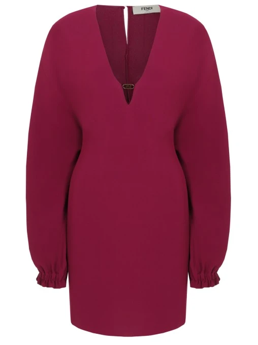 Платье шелковое FENDI