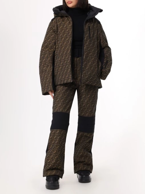 Брюки с принтом FENDI