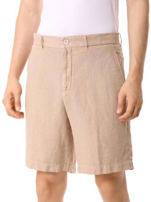 Бермуды льняные BRUNELLO CUCINELLI