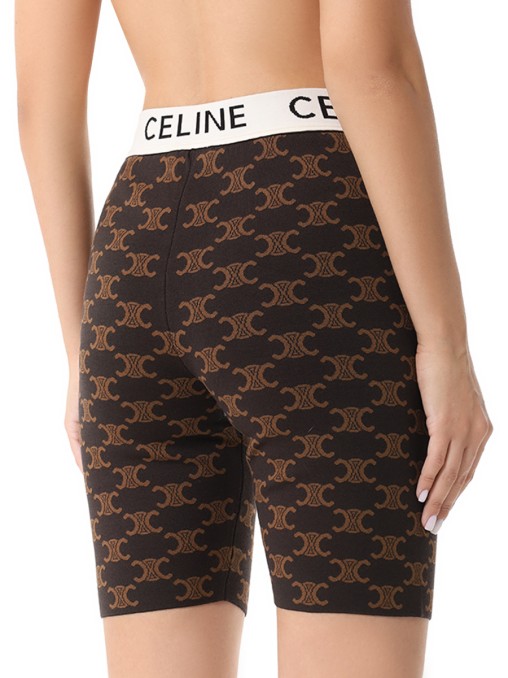Велосипедки с принтом CELINE
