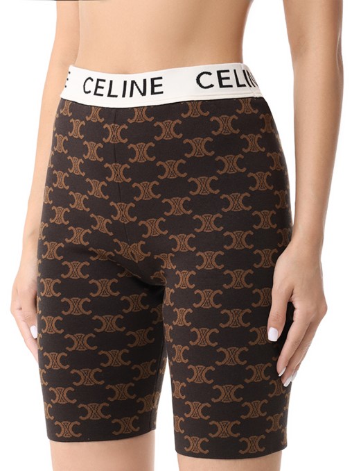 Велосипедки с принтом CELINE