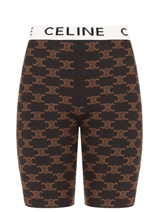 Велосипедки с принтом CELINE