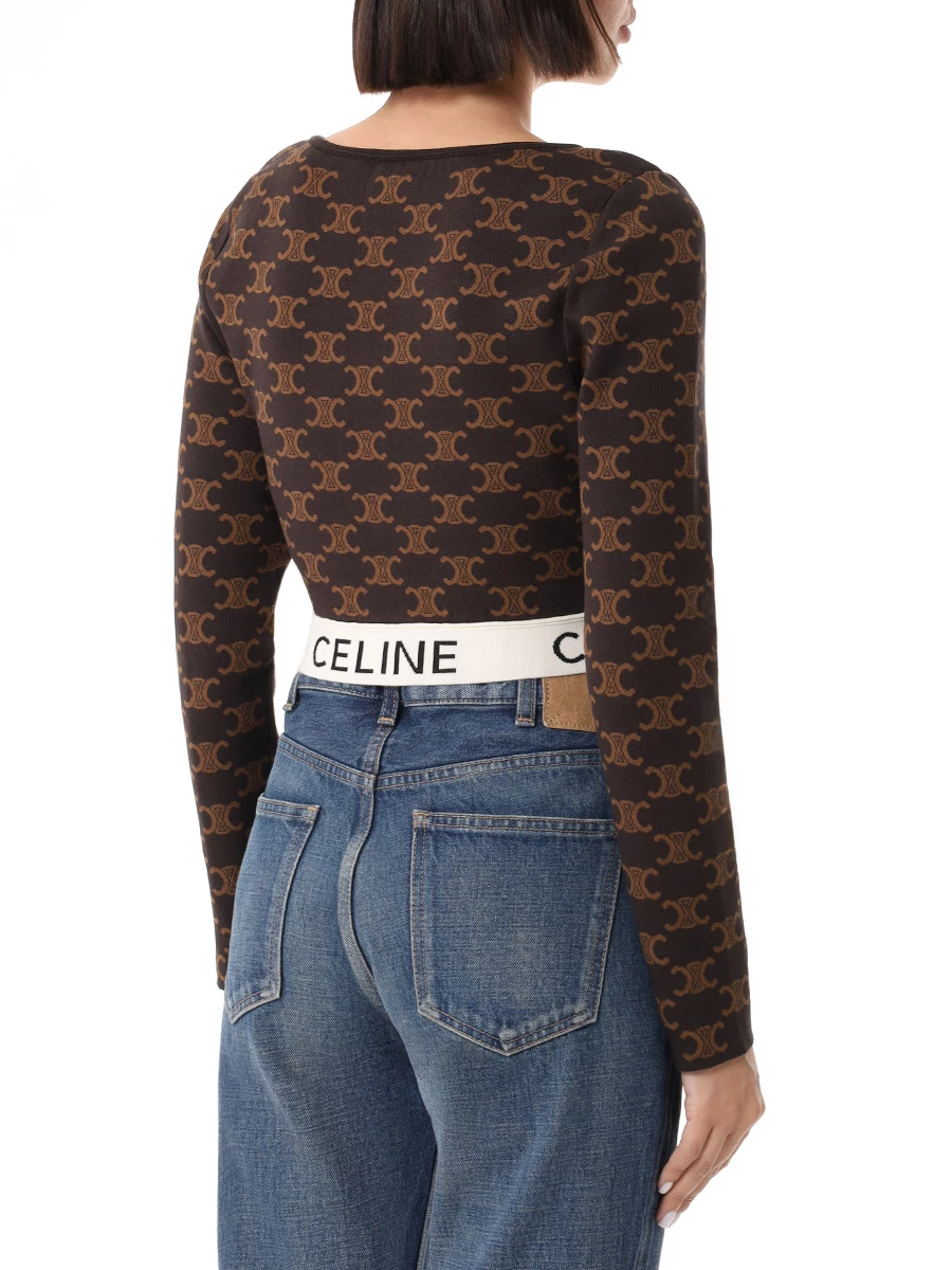 Топ с принтом