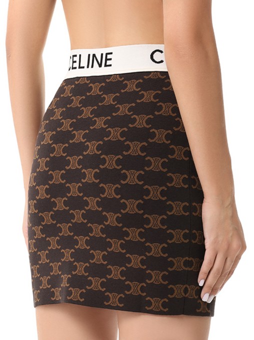 Юбка с принтом CELINE