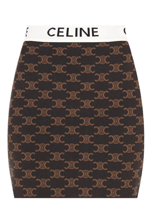 Юбка с принтом CELINE