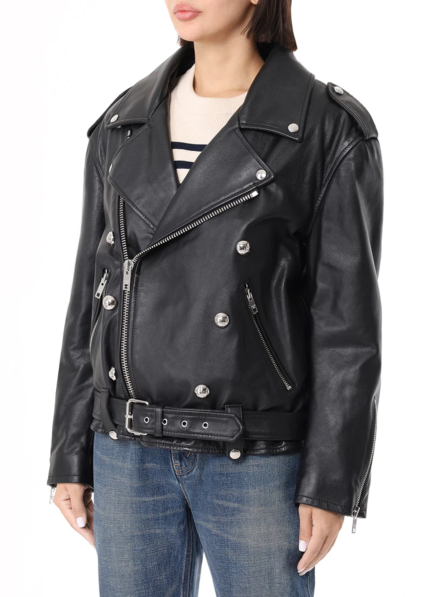 Куртка кожаная