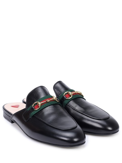 Мюли кожаные Princetown GUCCI