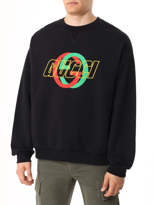Толстовка хлопковая GUCCI