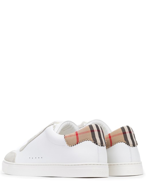 Кеды кожаные BURBERRY