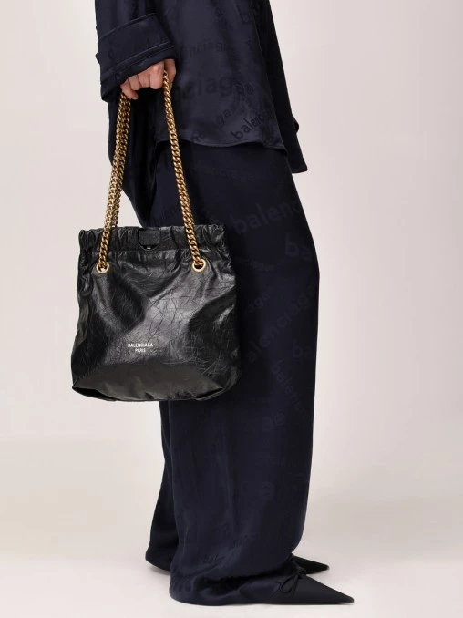 Сумка кожаная Crush BALENCIAGA