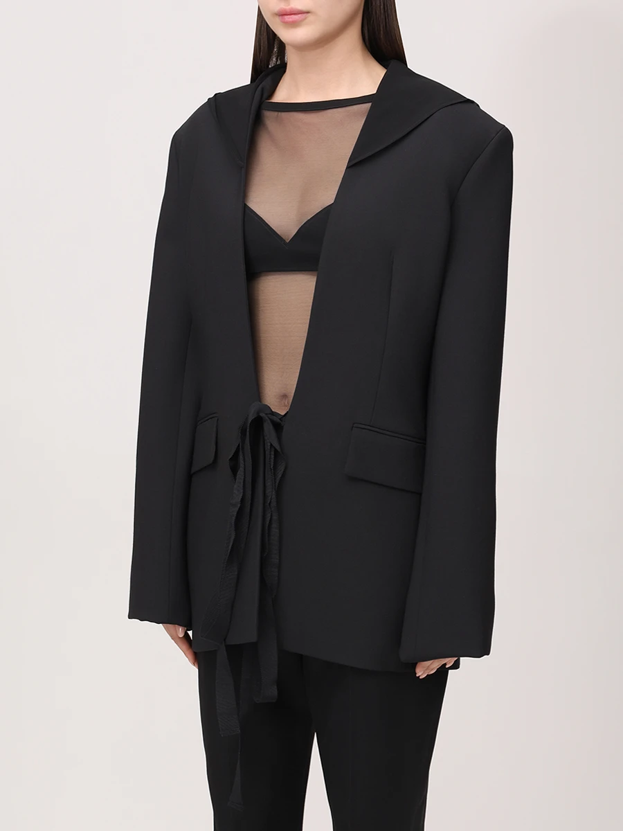 Жакет однотонный