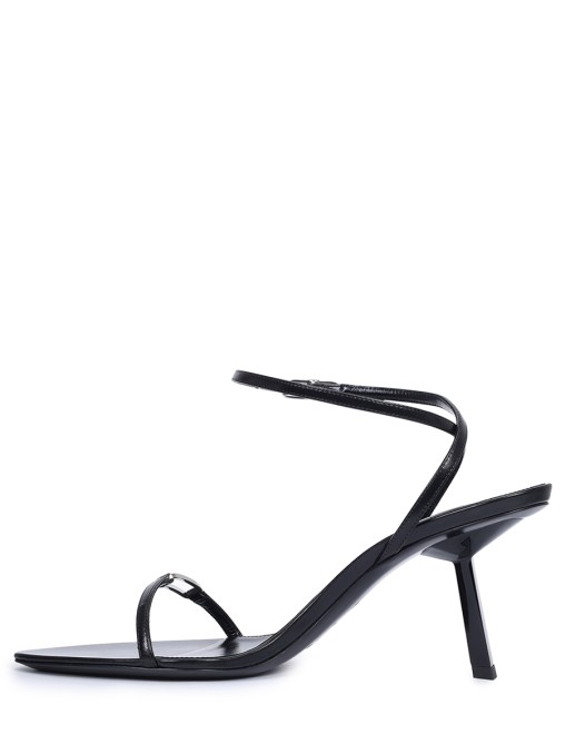 Босоножки кожаные Kitty SAINT LAURENT