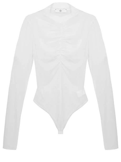 Боди из сетки Transparent WHITE LILY