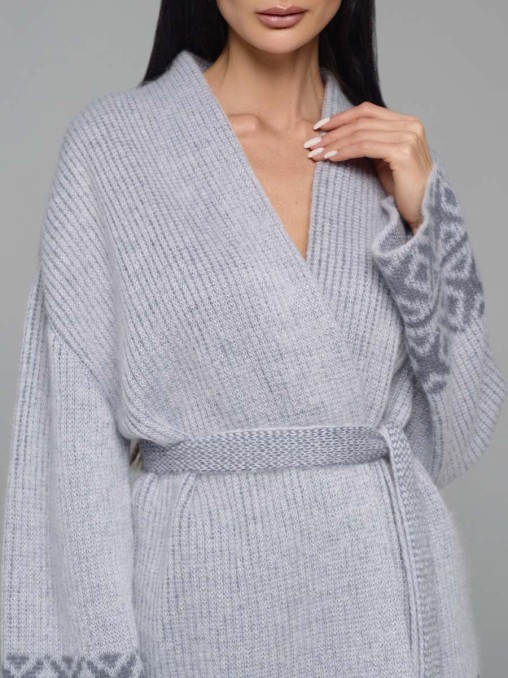 Кардиган из шерсти и мохера Polli WHITE LILY
