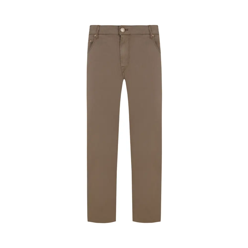Брюки Regular Fit из хлопка и лиоцелла