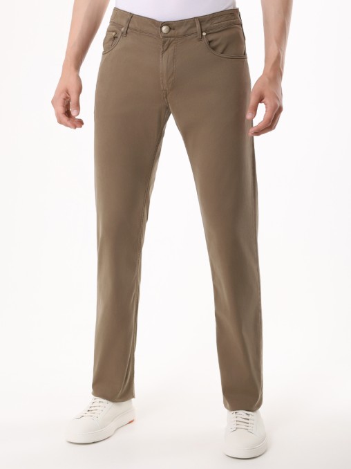 Брюки Regular Fit из хлопка и лиоцелла HANDPICKED