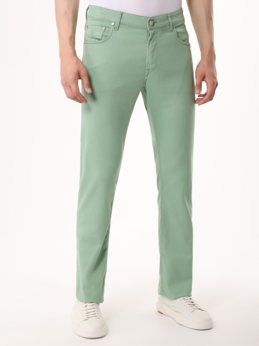 Брюки Regular Fit из хлопка и лиоцелла HANDPICKED
