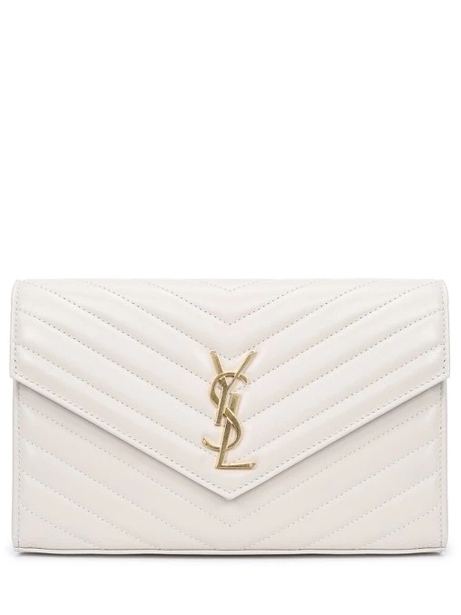 Сумка кожаная Monogram Envelope SAINT LAURENT