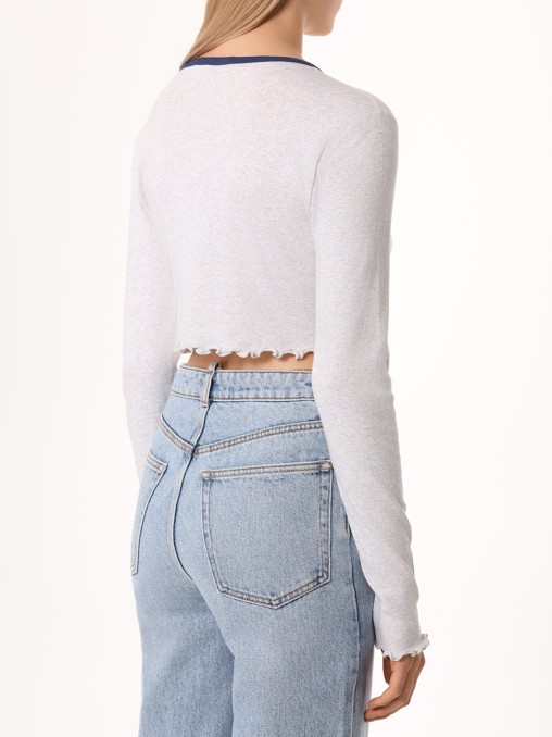 Лонгслив хлопковый ALEXANDER WANG