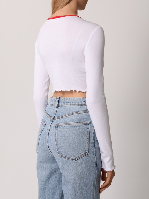 Лонгслив хлопковый ALEXANDER WANG