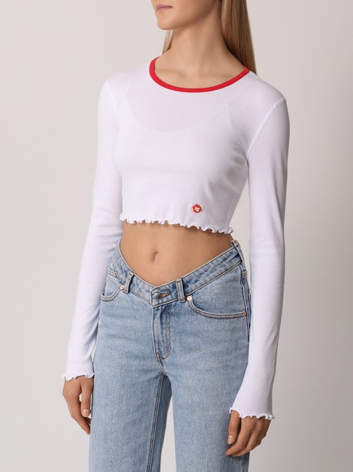 Лонгслив хлопковый ALEXANDER WANG